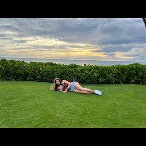 Top and short jeans set